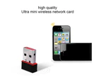 WiFi Adapter Stable Signal Fast Transmission ABS Compact USB Wireless Adapter for Dorm