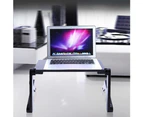 Adjustable Laptop Table Stand Lap Sofa Bed Tray Computer Notebook Desk