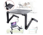 Adjustable Laptop Table Stand Lap Sofa Bed Tray Computer Notebook Desk