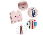 Cute Slim Womens Leather Wallet,Small RFID Blocking Trifold Wallets