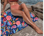 Microfiber Sand Free Beach Towel Blanket-Quick Fast Dry Super Absorbent Lightweight Thin Towel