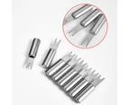 20Pcs/Set Stainless Steel BBQ Tools Hanging Storage Non-slip Good Grip Heavy Duty Fork Tweezers Spatula Grill Accessory Kit for Outdoor