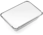 ALUMINIUM FOIL BAKING TRAY 32x21x5cm [120 PACK] Food Storage Box Pan Container