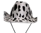 Cowboy Hat Eco-friendly Wear Resistant Woolen Holiday Costume Party Hat for Home - 4