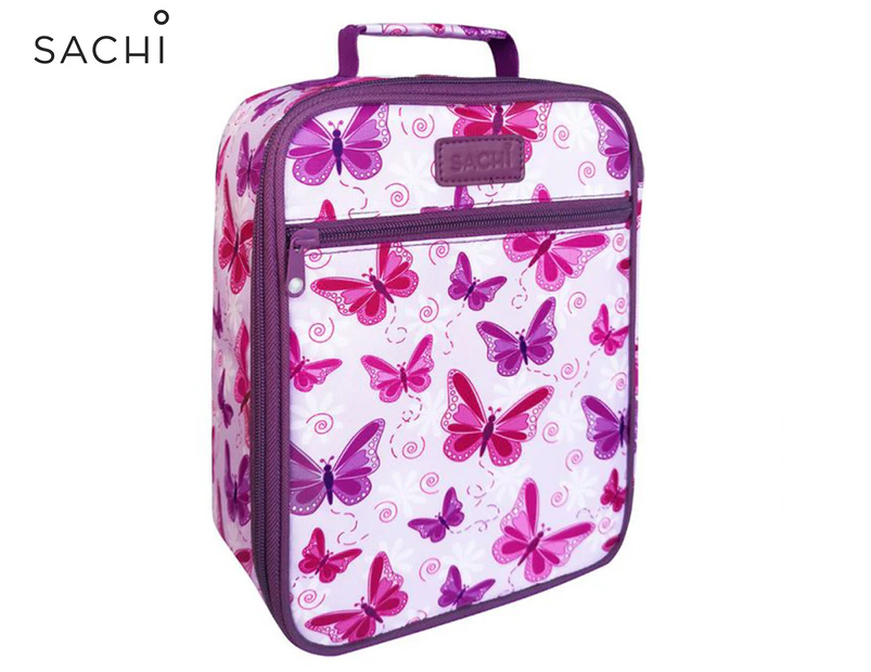 Sachi Butterflies 225 Lunch Tote - Pink