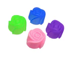 10 Pcs Silicone Rose Muffin Cookie Cup Cake Baking Mold Chocolate Maker Mould