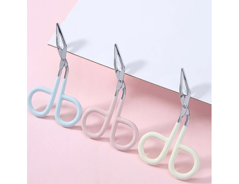 3Pcs Eyebrow Clip Sturdy Wear-resistant Stainless Steel Eyebrow Straight Tip Tweezers Makeup Accessories-3 Pcs