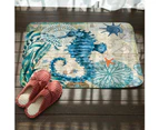 Octopus Whale Turtle Seahorse Bathroom Kitchen Anti-slip Floor Mat Home Decor 1#