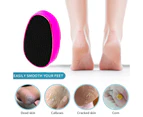 Nano Glass Foot File, Foot Callus Remover Professional Pedicure Tool, Foot Scrubber for Cracked Heels