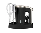Geek Chef USB Rechargeable Cordless 50W Electric Food Hand Mixer & Whisk Black