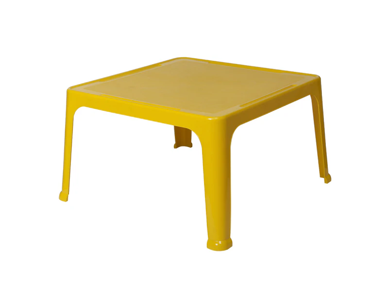 Tuff Play 87cm Tuff Table Kids Plastic Furniture Desk Indoor/Outdoor 2-6y Yellow