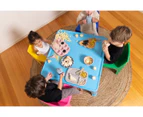 Tuff Play 87cm Tuff Table Kids Plastic Furniture Desk Indoor/Outdoor 2-6y Yellow