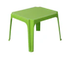 Tuff Play 60cm Tinker Table Kids Plastic Furniture Indoor/Outdoor 2-6y Lgt Green
