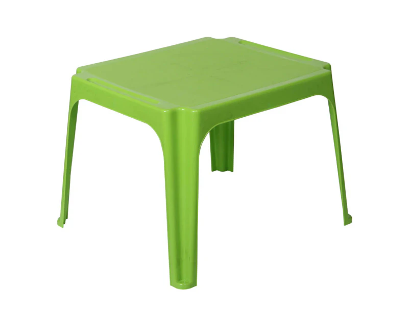 Tuff Play 60cm Tinker Table Kids Plastic Furniture Indoor/Outdoor 2-6y Lgt Green