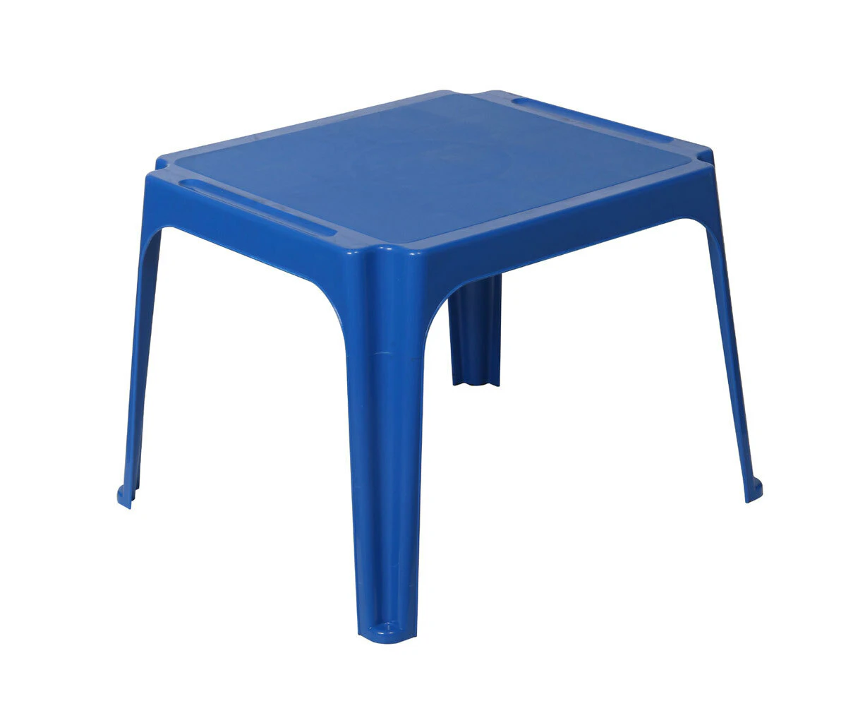 Tuff Play 60cm Tinker Table Kids Plastic Desk Furniture Indoor/Outdoor 2-6y Blue