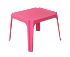 Tuff Play 60cm Tinker Table Kids Plastic Desk Furniture Indoor/Outdoor 2-6y Pink