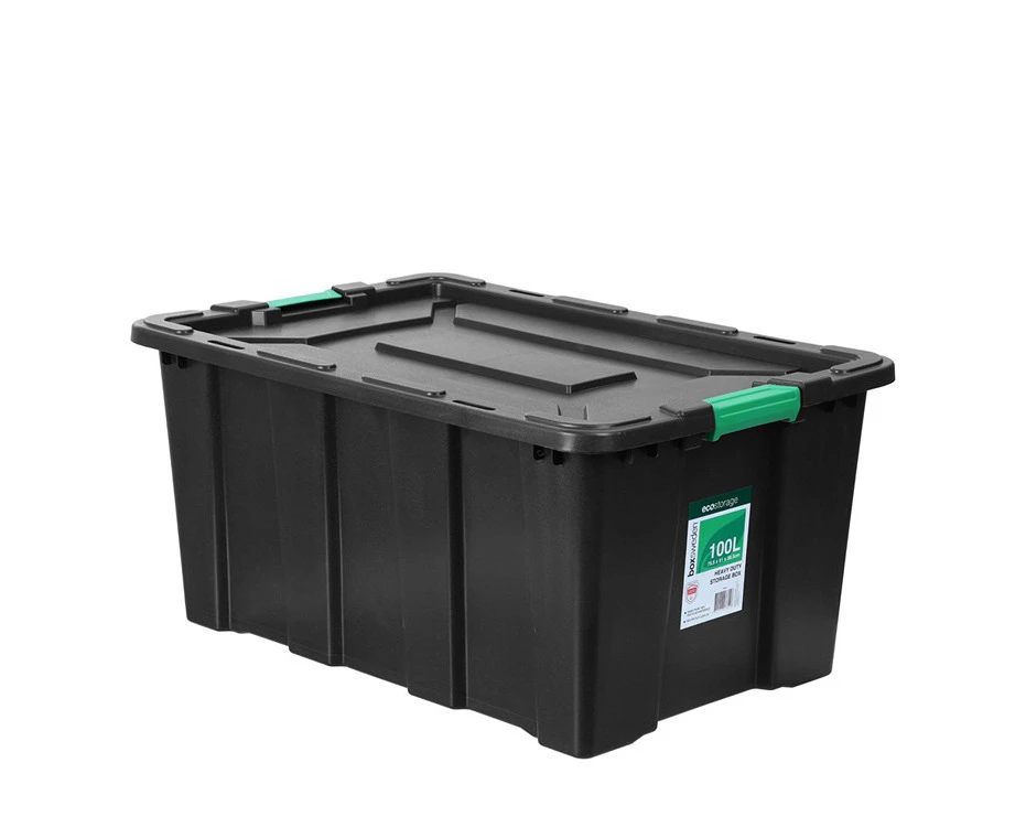 Eco recycled heavy duty storage tub 100l