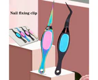 Reverse Tweezers Hard Easy to Use Stylish Convenient Simple Beauty Tool Long Lifespan Nail Fixing Clip Tweezer for Daily Life