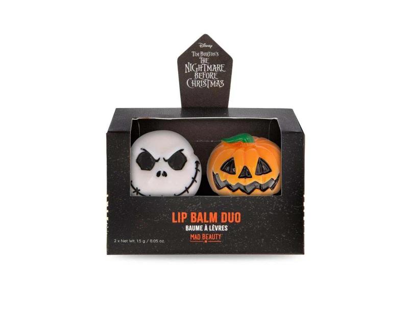 Mad Beauty Disney Nightmare Before Christmas Lip Balm Duo - N/A