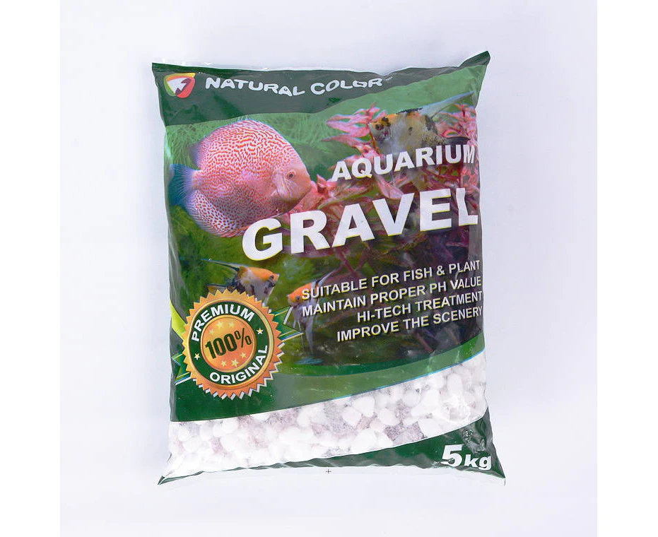 Aquarium white gravel, 5kg