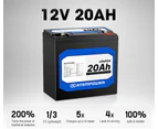 ATEMPOWER 12V 20Ah Lithium Battery LiFePO4 Deep Cycle Marine 4WD Replace AGM