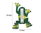 Cartoon frog sucker thermometer indoor and outdoor thermometer