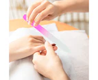 Professional Czech Short Crystal Glass Baby Nail Files buffer Mini Manicure Kit Set for Nail polishing