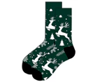 Xmas Men Cotton Socks Size 8-14 Funky Colourful Sox Novelty Party Gift Santa Design 13