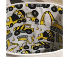 Storage Basket Thickened Large Capacity Canvas Cartoon Car Print Toys Laundry Hamper for Bedroom  B