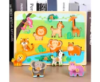 Animal Car Fruit Insect Sea Wooden Jigsaw Puzzles Children Kids Educational Toys 4#