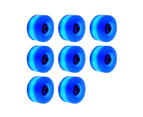 1/4/8Pcs Magnetic core Bearing 82A LED Flashing Roller Skates Skateboard Wheels-Blue