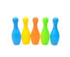 Colorful Bowling Pins Balls  Family Indoor Puzzle Game Kids Early Educational Toy