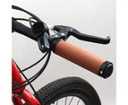 1 Set Bike Handle Cover Soft Touch Comfortable to Use Faux Leather Replaceable Handlebar Grip Cycling Accessories - Brown