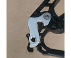 Derailleur Hanger Dropout Wear Resistant Anti-oxidation Bicycle Repair Bicycle Repair Maintenance Wheels Manufacturing Dropout for Bike - Silver