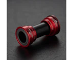 BB92 Crankset Bottom Bracket Waterproof Anti Corrosion Wear Resistant Separated Washer Press-in Bottom Bracket for MTB - Red