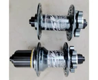 Front/Rear Bike Hub Not Easily Deformed Long Service Life Useful Durable Quick Release Hub for Bicycle - Grey