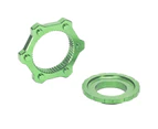 Boost Hub Adapter Anti-corrosion Fits Well Bike Parts Front Bicycle Boost Hub Conversion Adapter for Repair - Green