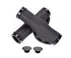1 Pair Shock Absorption Handlebar Cover Comfortable to Hold Eco-friendly Stable Support Handle Grip Cover for Bicycle - Black