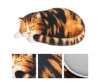 Door Mats Decorative Animal Shape Washable Adorable Sleeping Cat Doormat for Entryway I