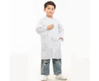 Kids White Lab Coat Doctors Scientist Children Fancy Dress Costume Girls Boys