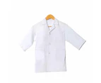 Kids White Lab Coat Doctors Scientist Children Fancy Dress Costume Girls Boys