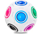 Rainbow Ball Magic Cube Fidget Toy Puzzle Magic Rainbow Ball Puzzle Fun Fidget
