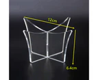 Display Stand Creative Practical Detachable Football Basketball Rugby Support Base for Home Transparent