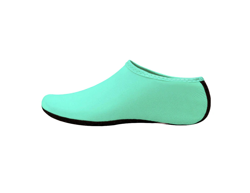 Summer Beach Diving Sport Scuba Socks Non-Slip Barefoot Protector Skin Shoes Lake Blue