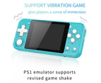 Q90 3.0 Inches Handheld Game Console Portable HiFi Sound 12 Simulators IPS LCD Screen Retro Arcade Game Player for Kids - Blue