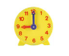 10cm Two Pointer Clock Model Kid Child Toy Early Education Learning Aids Toy 1#