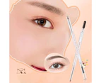 0.12g Eyebrow Pencil Waterproof Three-dimensional Non-irritating Long Lasting Sweat-proof Natural Foggy Effect Double-ended Eyebrow Pen for Girl