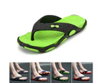 Summer Men\'s Non-slip Multicolor Sandals Slippers Flip-flops Beach Casual Shoes-Orange 43