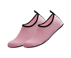 Unisex Quick-Drying Outdoor Sport Diving Swimming Yoga Beach Barefoot Shoes-Pink 42-43