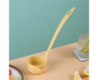 Long Handle Good Grade PP Filter Oil Spoon Fat Oil Separator Filter Spoon Hot Pot Tool Kitchen Gadget -Yellow